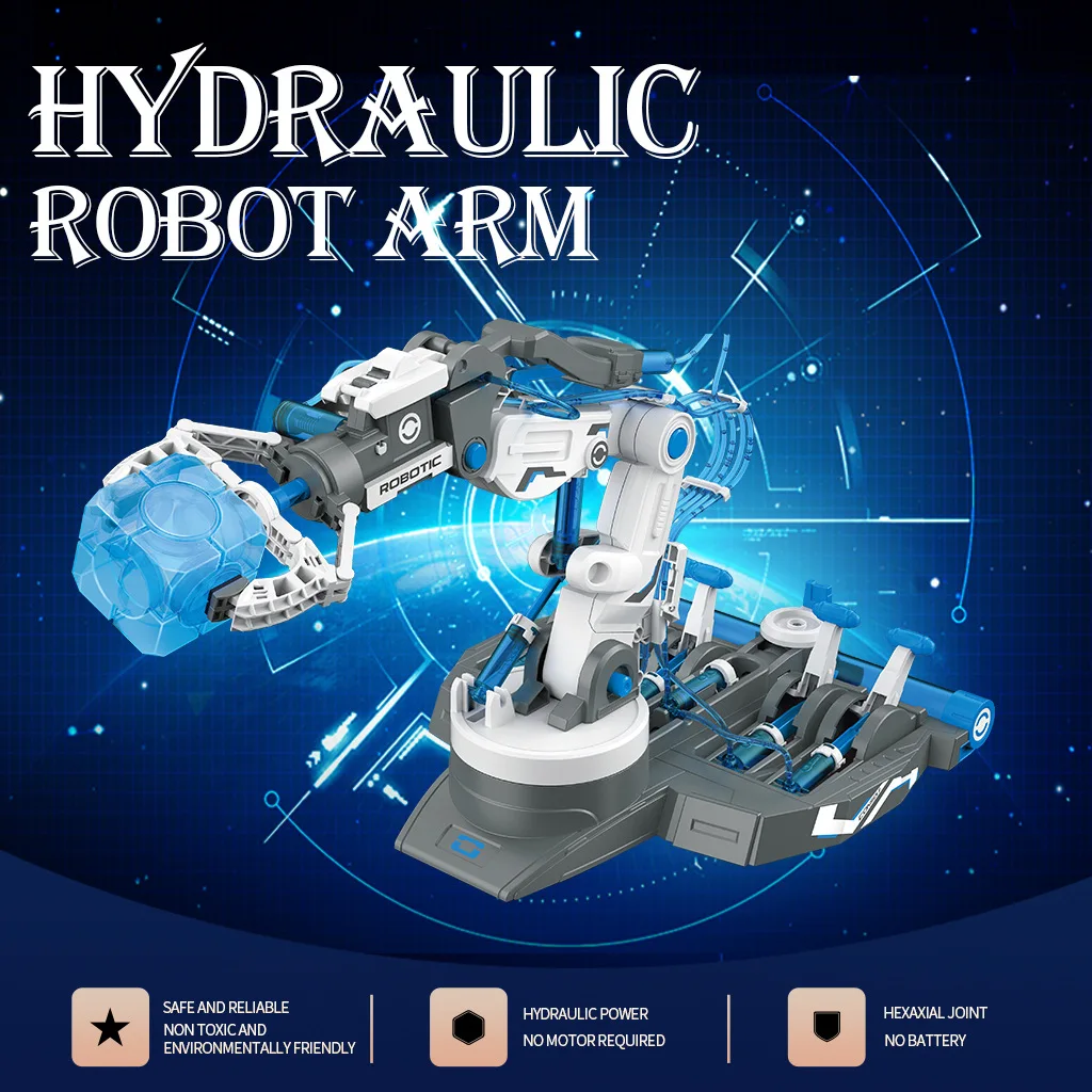 

DIY Assembled Toys Robot Arm Kids Toy Science Experiment Technology Toy Model Kit STEM Educational Toys Child Gift Novelty Toy