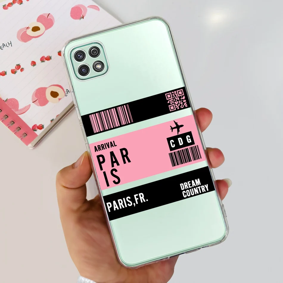 Stylish Transparent TPU Soft Silicone Phone Case