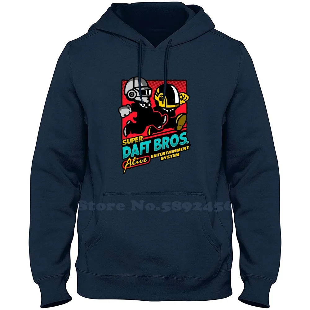 

Super Daft Bros Sticker 100% Cotton Толстовка в стиле "кэжуал"