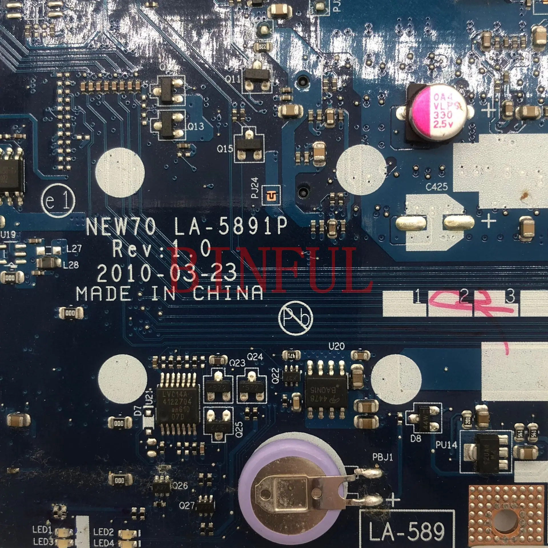 Mainboard For Acer Aspire 5741 5741G 5742 5742G NEW70 LA