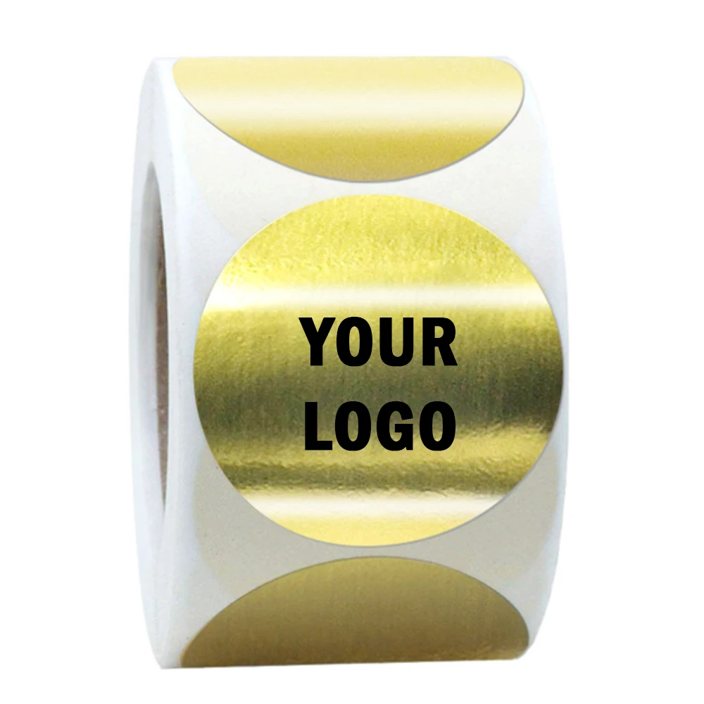 Custom Sticker Design Your Own Lable Personalize Adhesive Stickers for Product Packaging Party Gift
