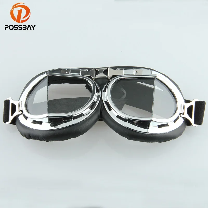 

POSSBAY Moto Scooter Goggles Parts Motorcycle Glasses Motocross Googles Motorbike Google Cycling Offroad Eyewear ATV Ski Sport