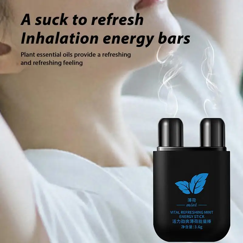 Nose Inhaler Stick 2/pcs 1ml Nasal Inhaler Tubes Dual-Holes For Sinus Relief Portable Nasal Tubes With Cooling Oils nasal stick