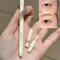Stylo correcteur mat pour éclaircir les cernes, couleur équitable, bâton de dissimulation des cernes, tête en éponge, stylo correcteur de précision avec taille-crayon 2