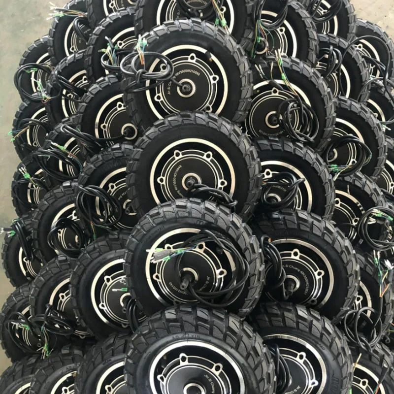 High Speed 50km/h 48V/60V 3500W 10inch DC Brushless Hub Motor Wheel for Electric Scooter