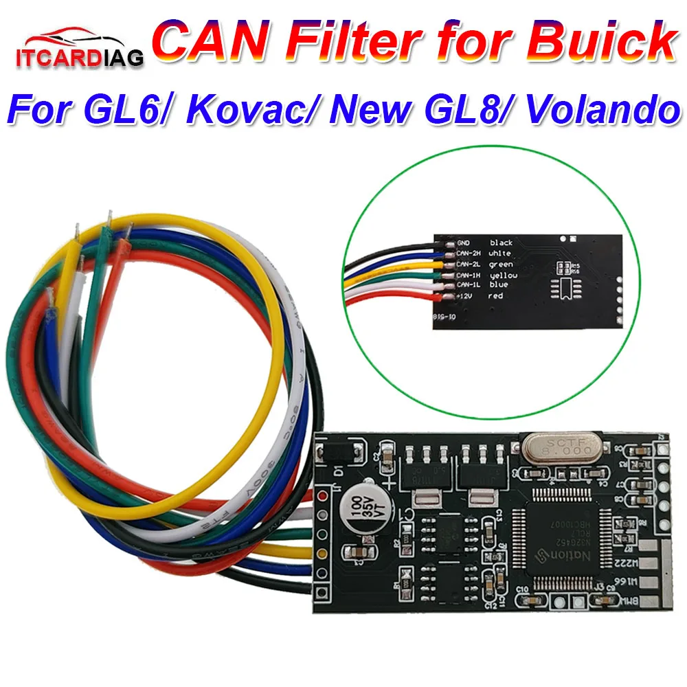 

CAN Filter for Buick For GL6 For New GL8 For Volando For Kovac Blocker Newest Filter Emulator for Kilometer Cluster Calibration