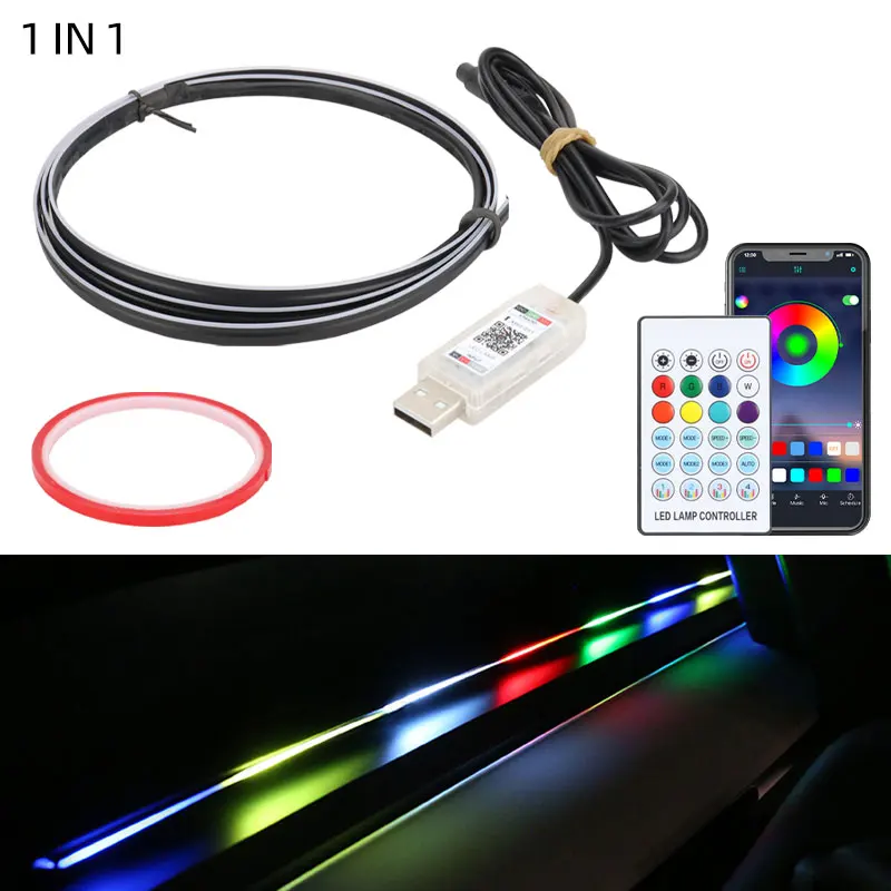 USB-autolamp | LED Auto Interieur Sfeerlamp - Draagbare nachtverlichting voor auto-interieur Kofferbak Omgevingsatmosfeer Baok