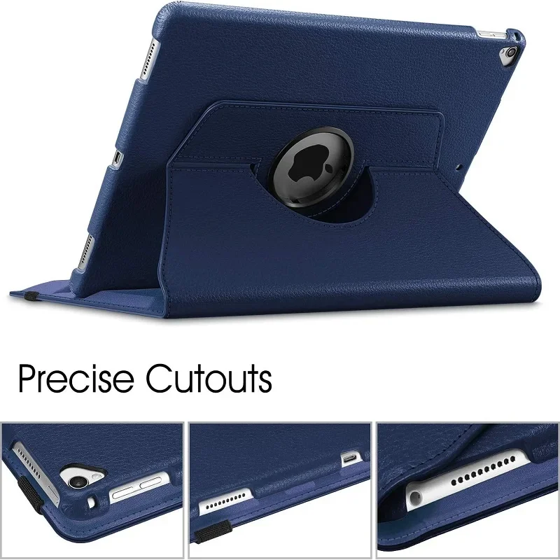 Proteção pu Couro Tablet Shell Smart Cover Case para Apple Ipad Pro 12.9 360 Rotating 12.9 Pro 6th Gen 12.9
