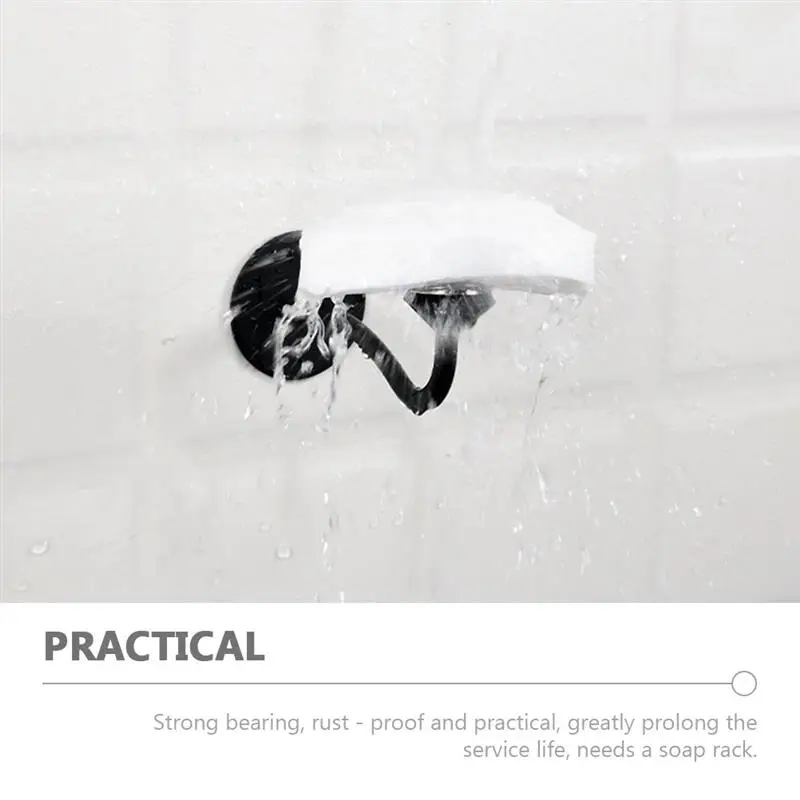 Magnetic Soap Holder Caps Stainless Steel Suction Cup Soap Hanger for Kitchen Bathroom Toilet Wall-mounted Dish 4Pcs soap holder