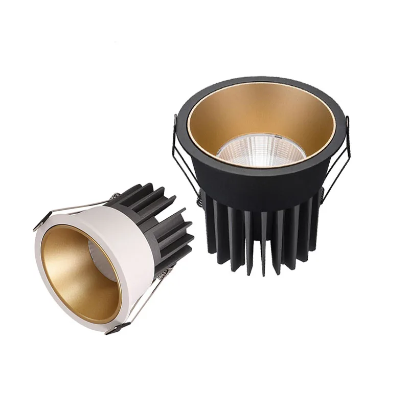 LED Downlight Dimmable Recessed Led COB Downlight Ceiling Lamp Spotlight Aluminum 7W-24W AC85-265V For Indoor Hotal Store