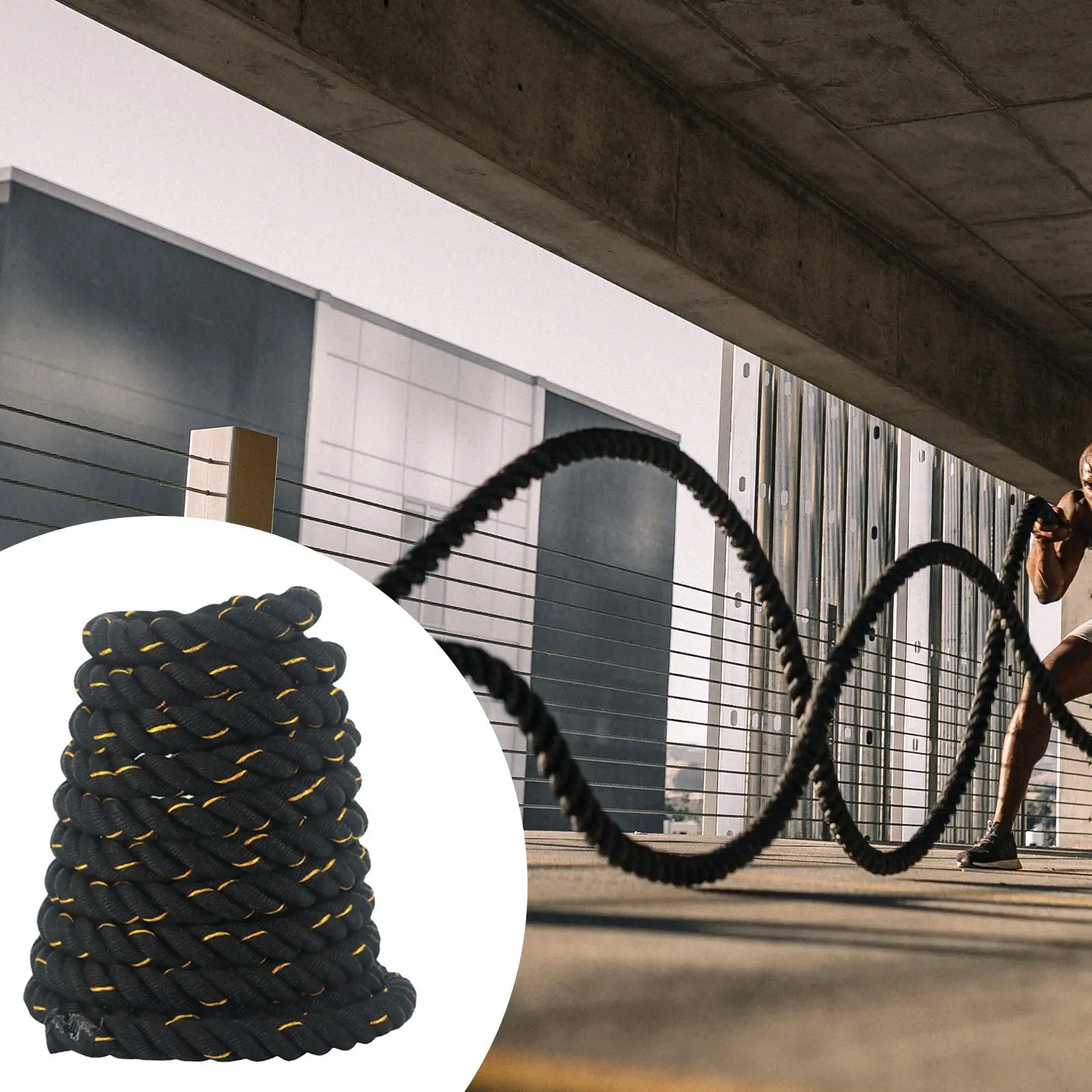 3M Training Rope Fitness Jumping Rope Professional Skipping Equipment for Gym Workout Outdoor Battling Improve Strength