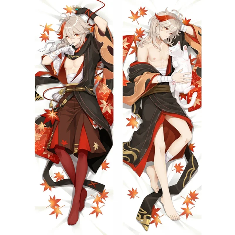 

180cmGame Genshin Impact kaedeхара Kazuha Подушка «Dakimakura» чехол обнимающая наволочка Kazuha костюм Otaku наволочка