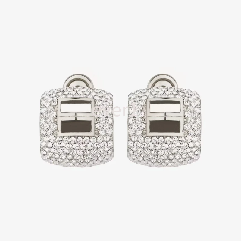 

2024 Fashion Jewelry Round Cut Crystal Inlaid Women's Earrings