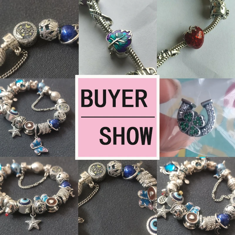 Charm Jewelry Beads Charms Animal Charm Jewelry Bead Jewelry Making Silver Charm Bead Charm Bead Beads Jewelry Sterling Silver Beads Charm Charms Fit Pandora 925 Original Bracelet Silvering Owl With Blue Zircon Red Heart