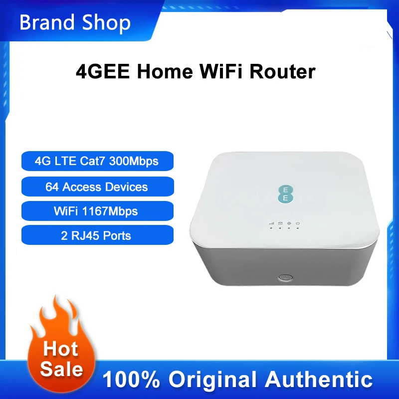 Unlocked4GEEHomeRouterD412C574GLTECat7300MbpsWiFiSignal