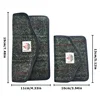 Woolen Fabric Car Key Faraday Bag RFID Anti-radiation Signal Shielding Mobile Phone Bag Double-layer Anti-magnetic Scanning  Bag 5