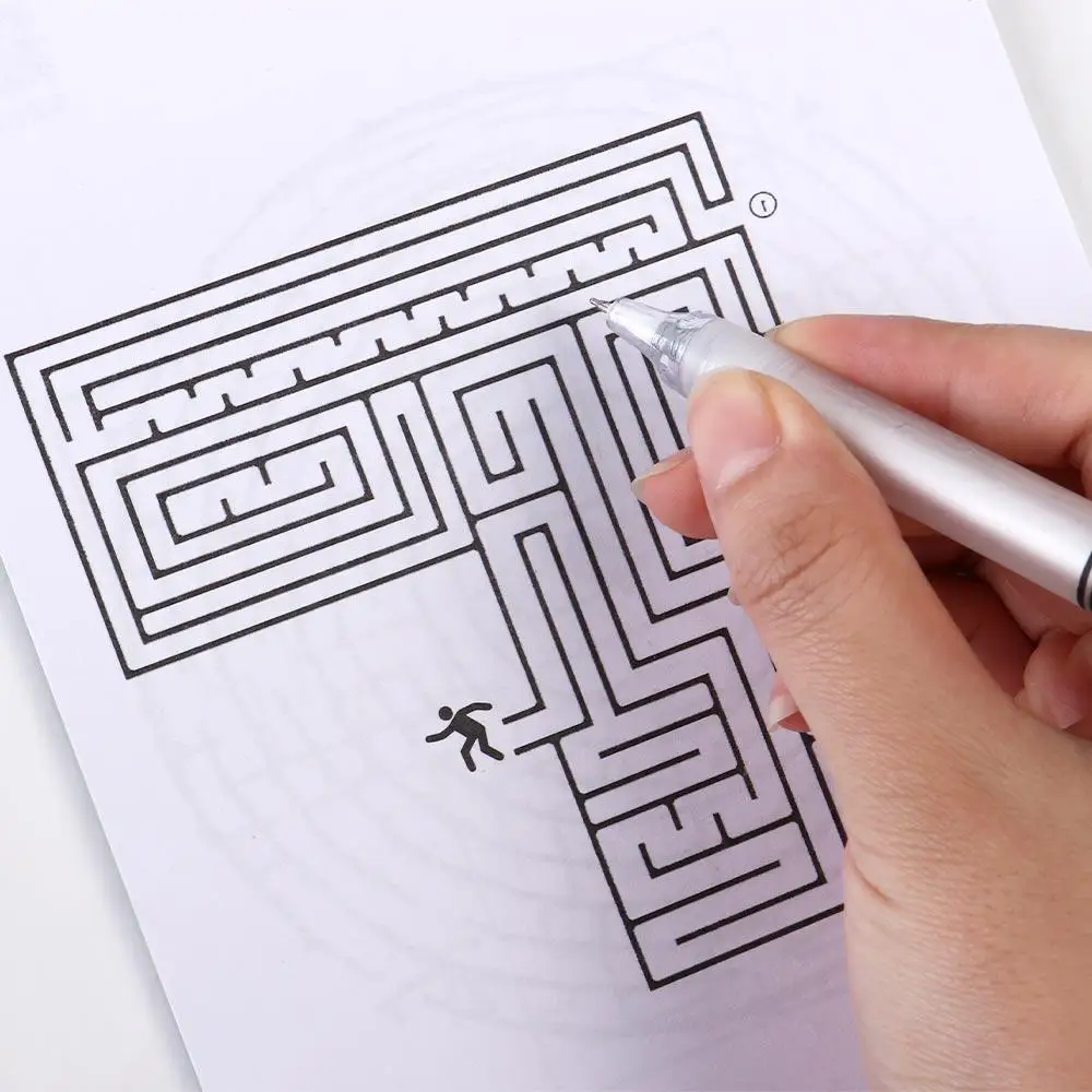 Maze Book Maze Training Book Intelligence Early Education Maze Game Puzzle Development Puzzle Children's Educational Toy Student