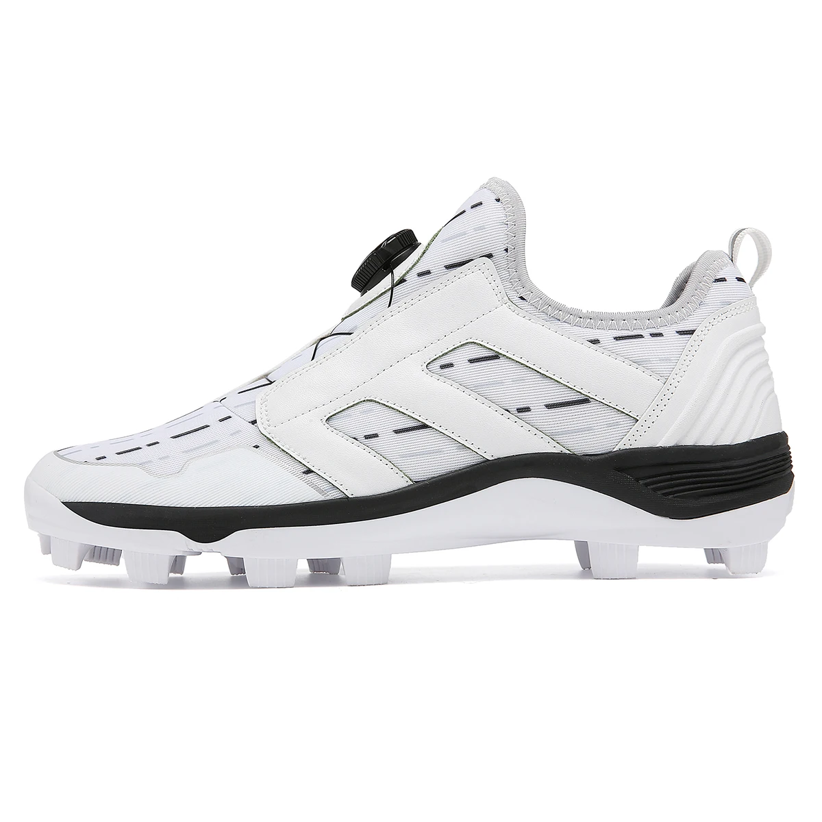 New Men Baseball Shoes Non Slip Long Spikes Softball Shoes Comfortable Outdoor Softball Men Low Top Baseball Sneakers