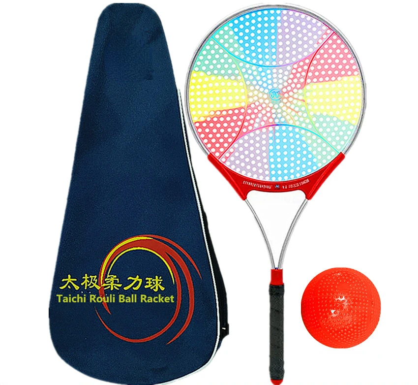 2 Rackets 2 Balls 1 Bag Chinese Kongfu Chinese Wushu Martial Arts Taiji Rouli Ball Sports Tai Chi Racket Set