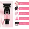 Manicure Set Transparent Architect Nude Polyethylene Manicure Trial All-in-one French Set with Mini Manicure Lamp Professional M 2