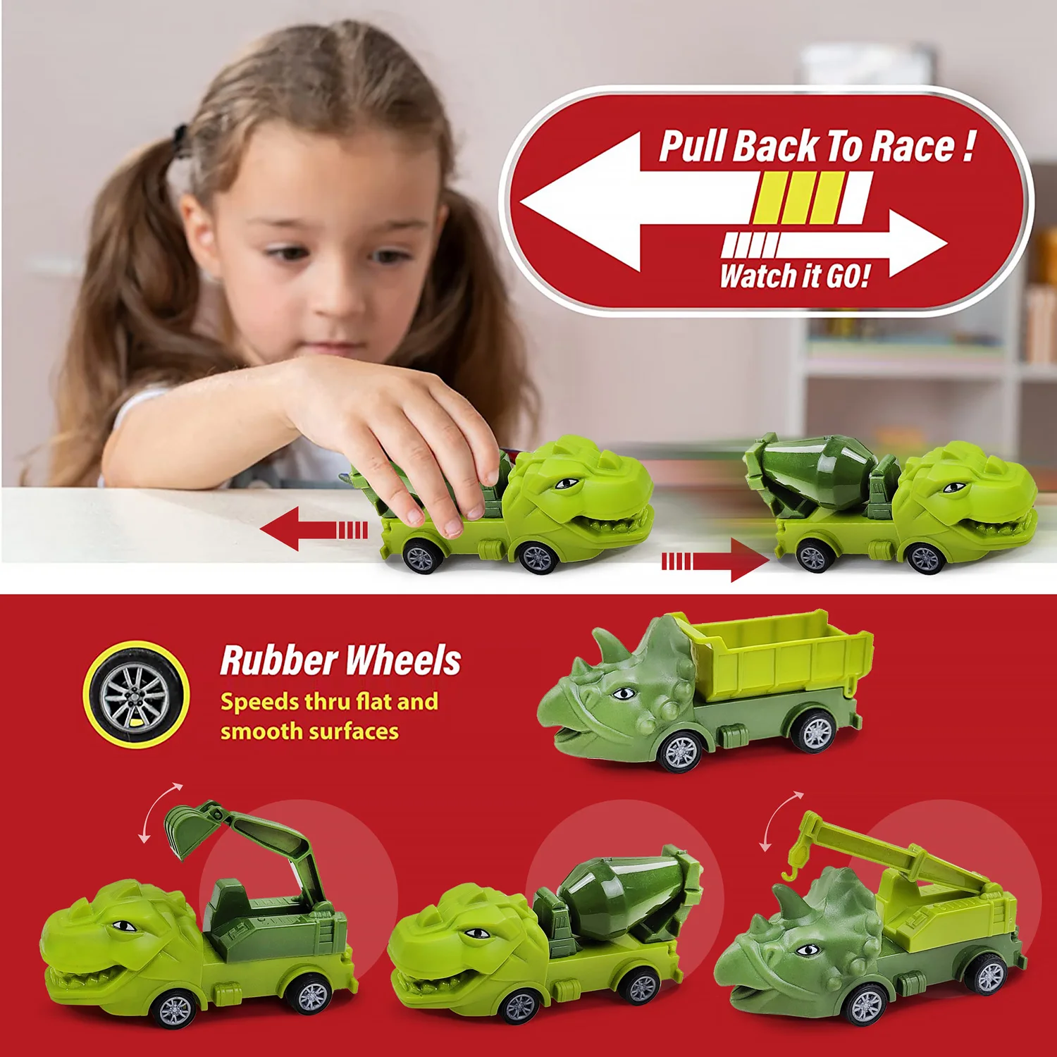 Brinquedo do dinossauro jogar modelos de veículos jogo para menino carro  portador caminhão crianças montessori presente criança corrida pista  conjunto com mini carro - AliExpress