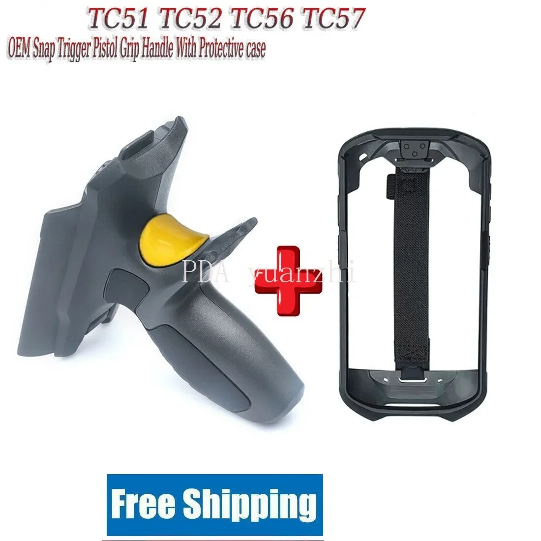 OEM Snap Trigger Pistol Grip Handle for Zebra TC51 52 TC56 57,TRG-TC51-SNP1-03