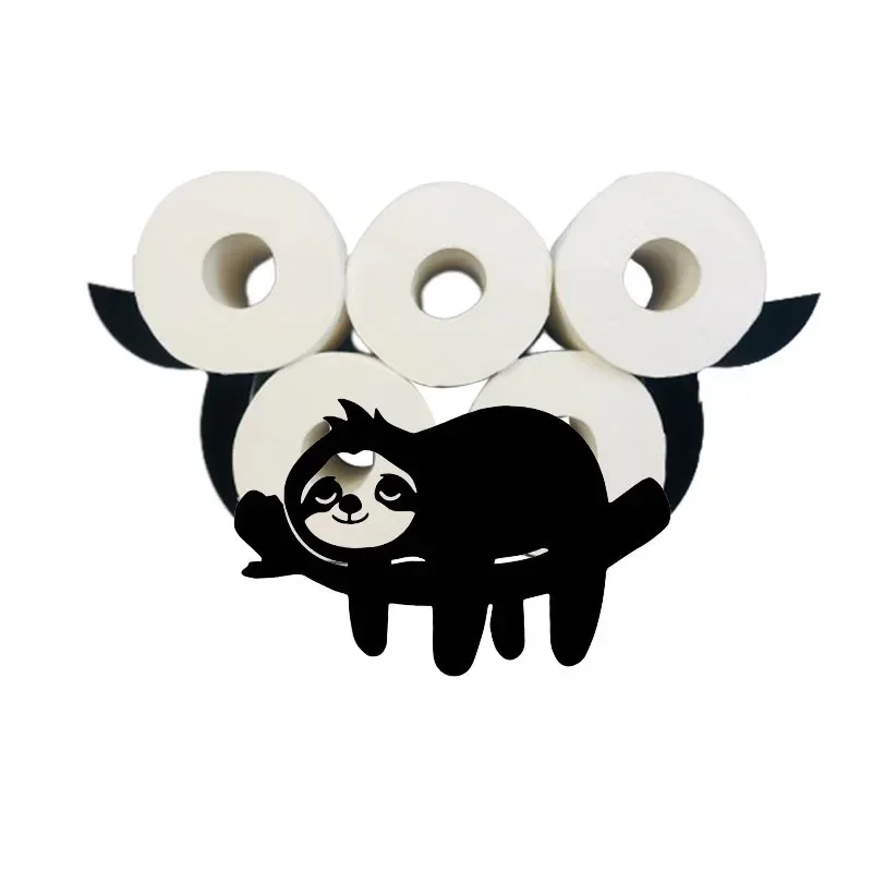 Steel Toilet Paper Holder Bathroom Wall Decoration Kitchen Paper Shelf Storage