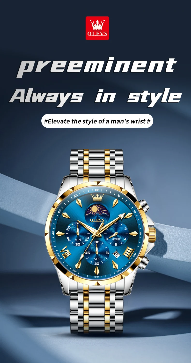 OLEVS 3653 Men's Watch description image