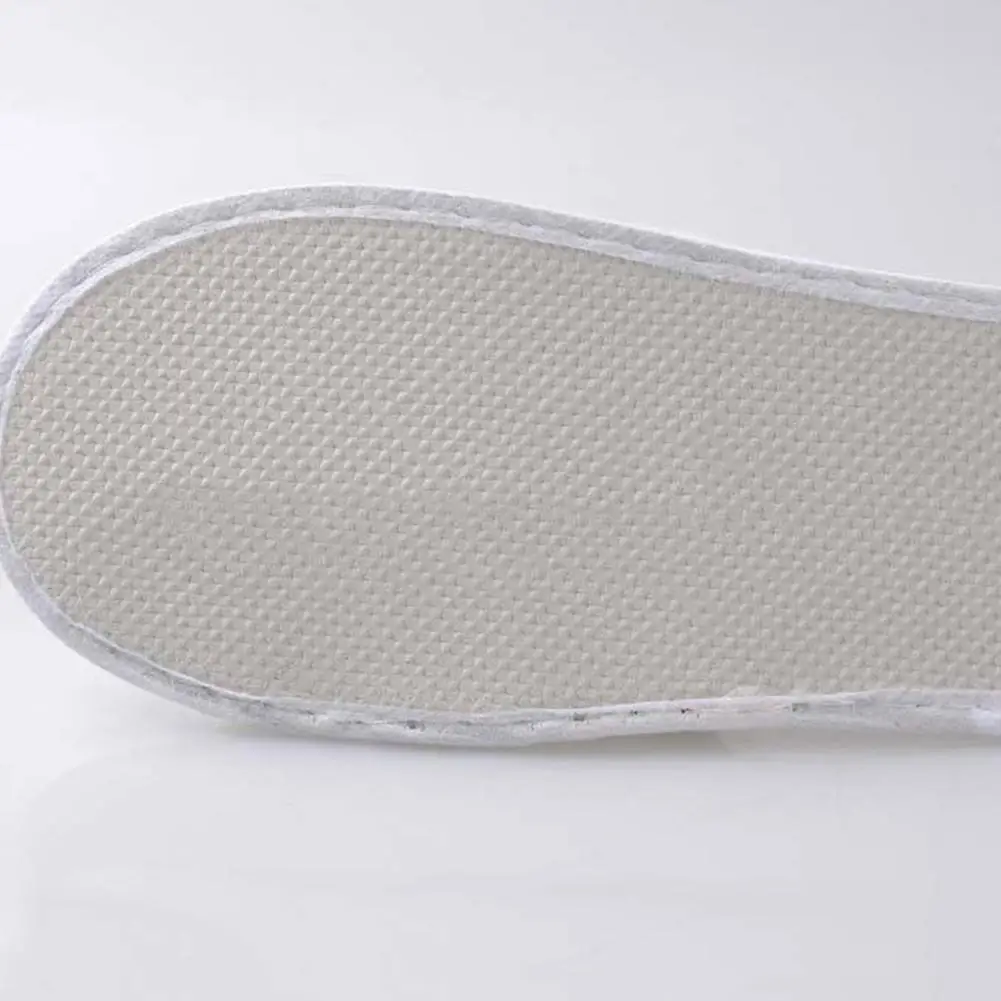 Hotel Disposable Slippers Spa Hotel Wedding Guest Slipper Towelling Terry Soft Toe Breathable Style Open Shoes Disposable W Z6C5 4