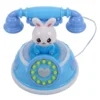 Retro Telephone Toy Cellular Training Electronic Landline Pretend Party Favor Kids Play Plastic Toddler Light Rotary 5