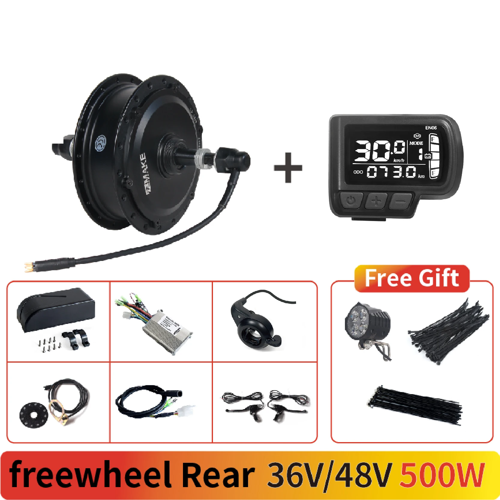 Freewheel Rear 500w
