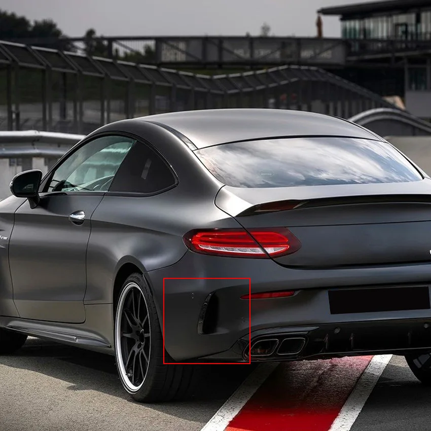 For Mercedes-Benz C-Class Two-Door Coupe C Coupe C205 Air Blade Rear Bar Surrounding Amg Rear Wind Blade Exterior Modification