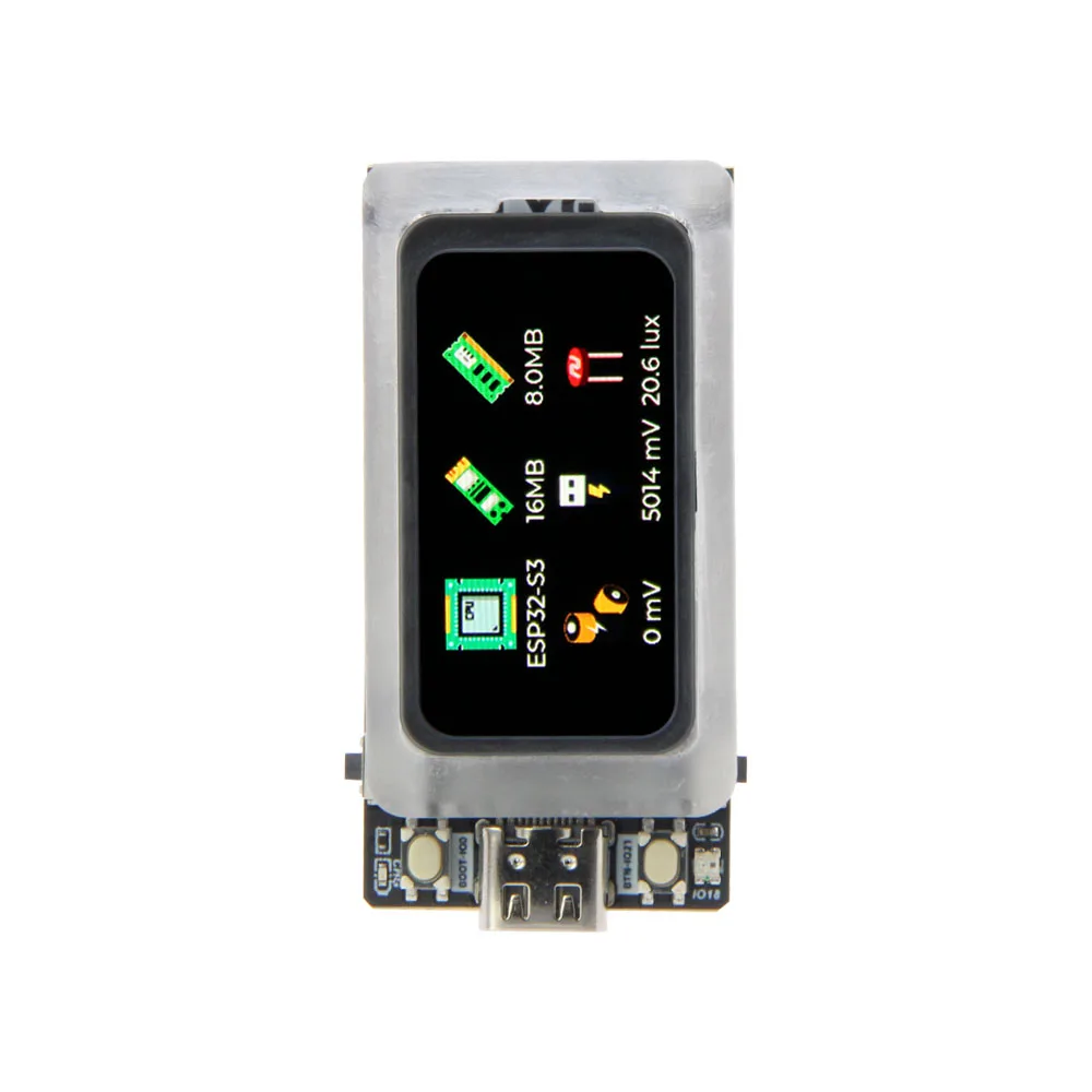 T-Display-AMOLED-Lite ESP32-S3  , AMOLED ÷ ESP32-S3R8  ھ ũ μ, 1.47 ġ RM67162