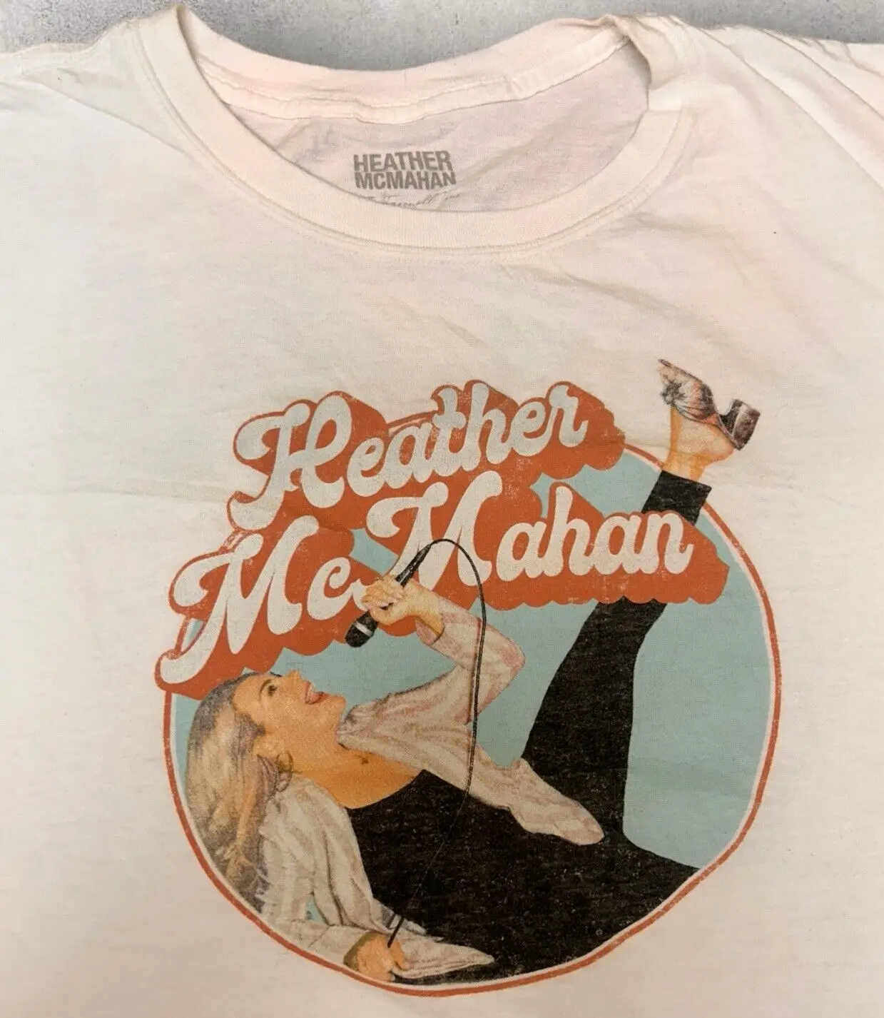 

Футболка Heather McMahan Farewell Tour, двусторонняя, белая, размер XL