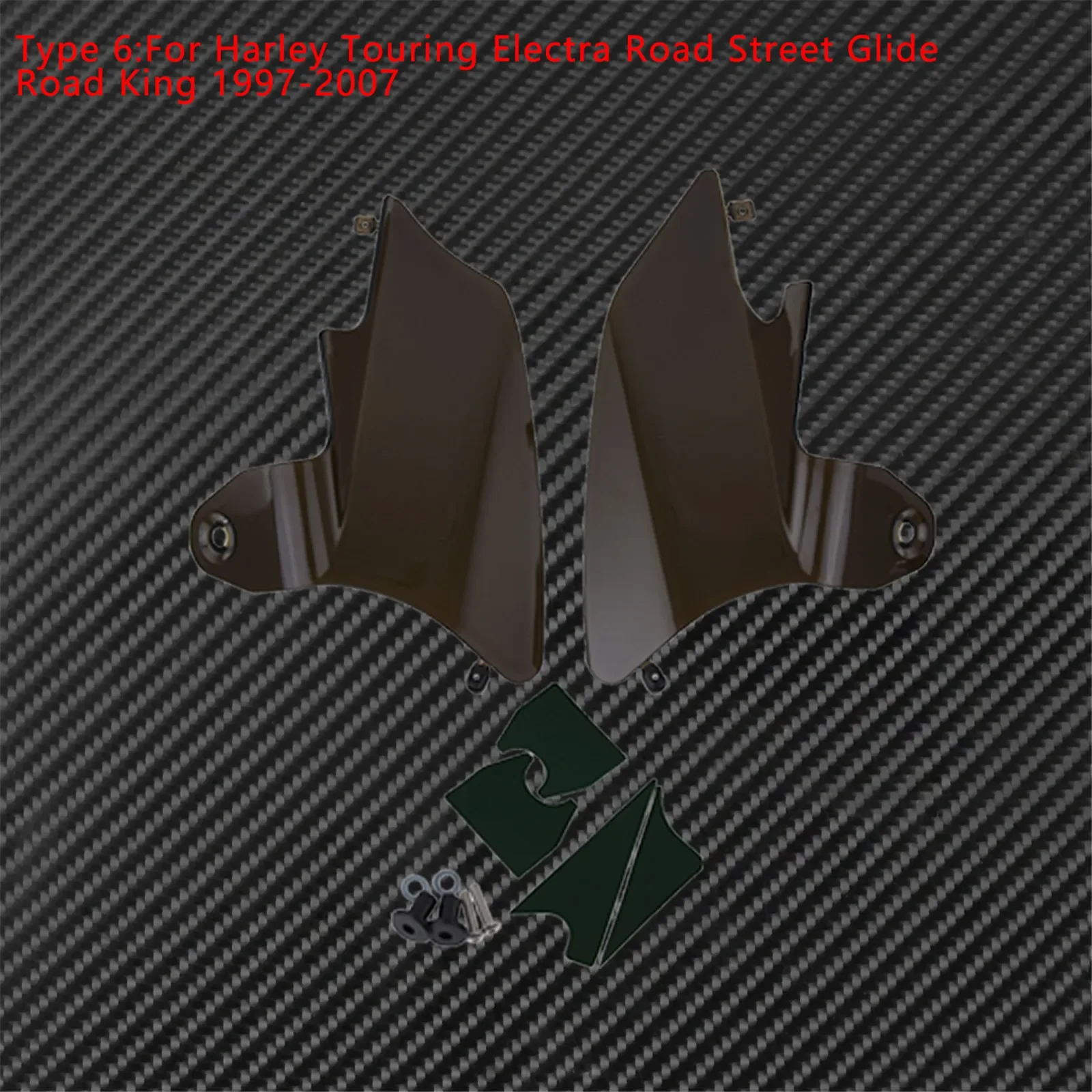 Deflettore D'Aria Per Harley Davidson Touring - CVO, Street Glide, Road Glide - In ABS - Migliora Aerodinamica - Foto 6