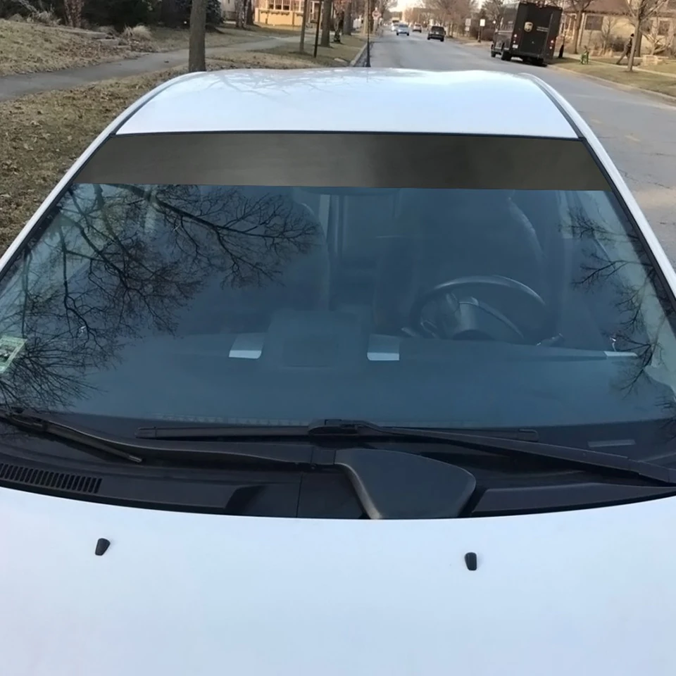 Film Teinté Pour Vitres De Voiture, Pare-soleil Pour Pare-brise Avant, Bloc De Chaleur Et UV, Film Occultant Pour Vitres De Voiture