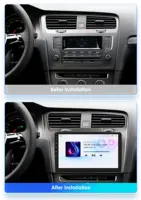 Hizpo systèmes intelligents de voiture intelligente pour VW Golf 7 2013-2017 lecteur multimédia GPS 2din Autoradio CarPlay Android Auto 2din Radio 3