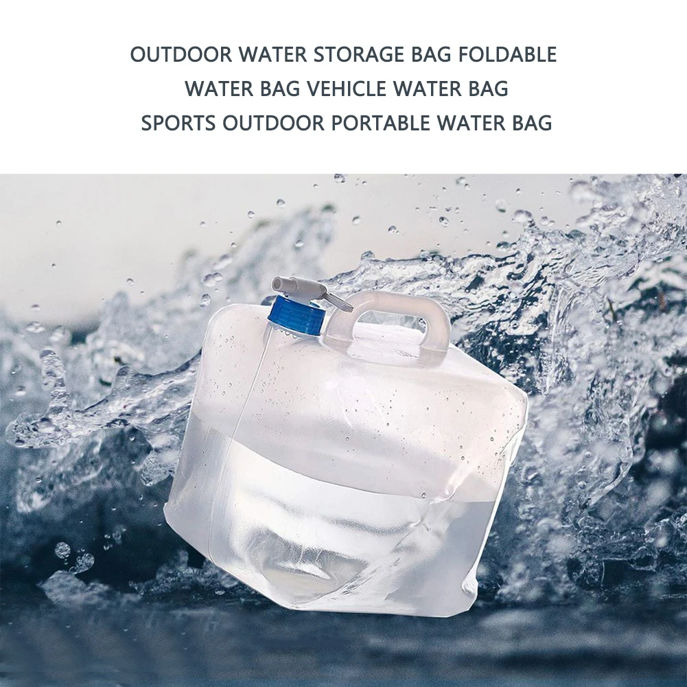 Collapsible Water Container Outdoor Hiking Fishing Bag Tank
