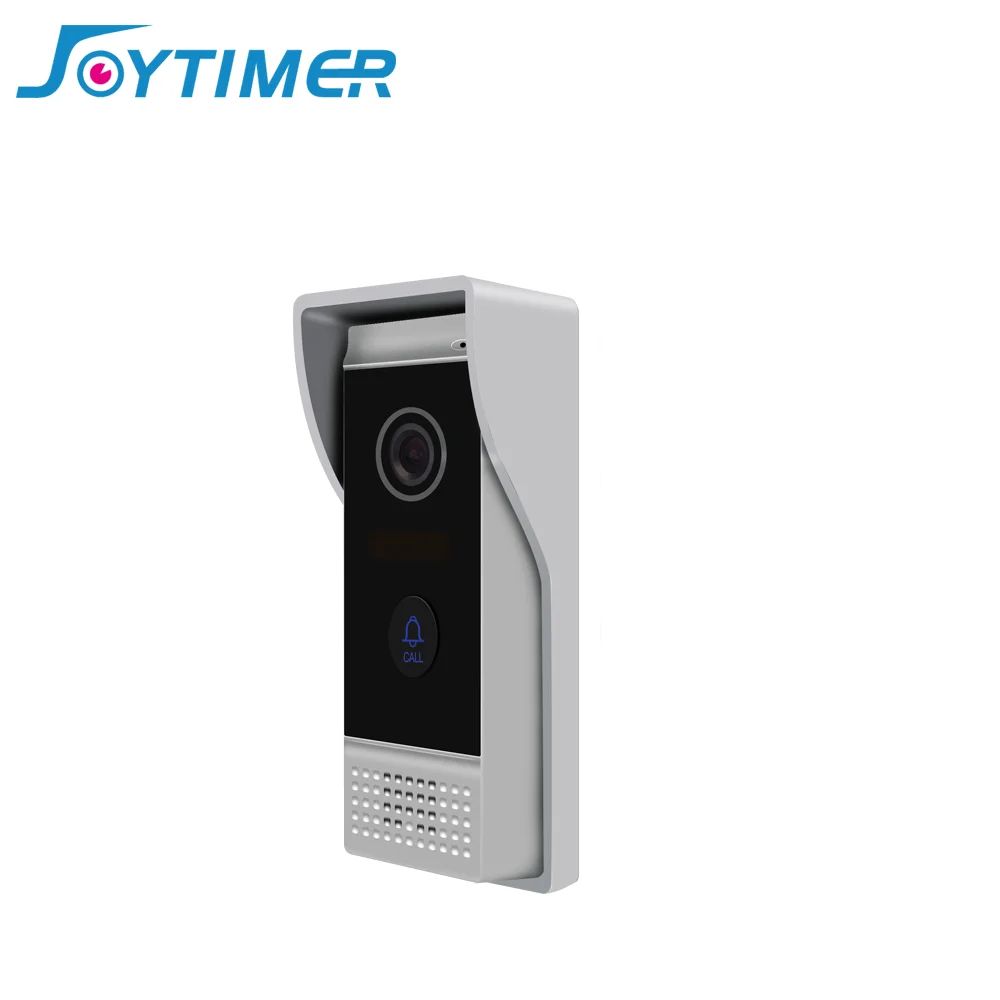 

Joytimer 4-проводная видеодомофонная панель вызова AHD720P Наружный дверной звонок IP65 Водонепроницаемый объектив с широким углом обзора 110 ° ИК ночного видения