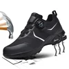 Summer Work Safety Protection Shoes Air Cushion Breathable Safety Shoes Anti-stabbing -smash Lightweight Sports Shoes For Men