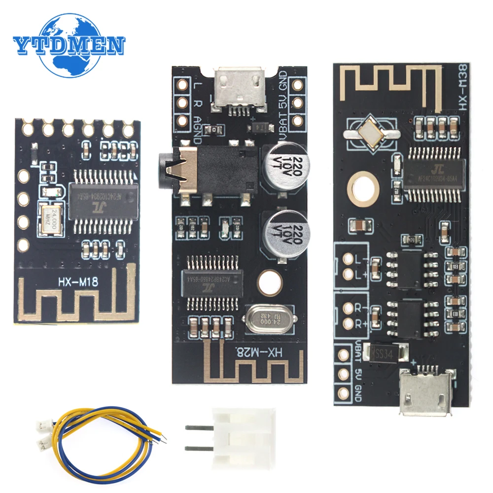 1PCS MH-MX8 Bluetooth 4.2 Audio Modul Verlustfreie Stereo MP3 Decoder Board 5V DIY Refit Lautsprecher Hohe Fidelity HIFI