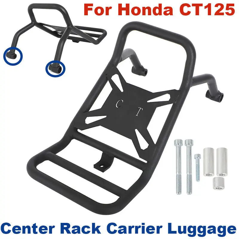 

Center Rack Carrier Luggage For Honda CT125 Trail 125 Hunter Cub 2020 21 22 2023 Luggage Carrier Rack Support Holder Saddlebag