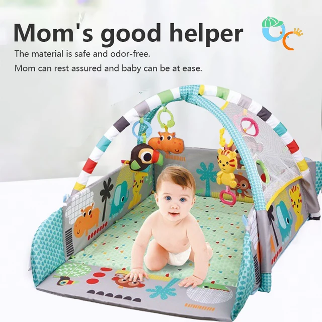 Intelligent Early Education Fun Mat Toy Newborn Crawling Blanket Pedal Infant Play Fitness Mat Activity Mat Gym Baby Toys 1