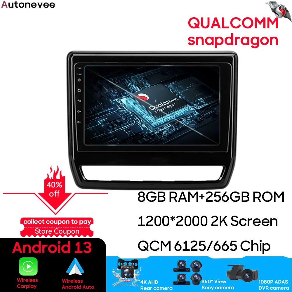 

For Mitsubishi ASX 1 2016 - 2022 RHD Qualcomm Snapdragon Android 13 Car Radio Multimedia Video Player GPS Navigation Carplay DSP