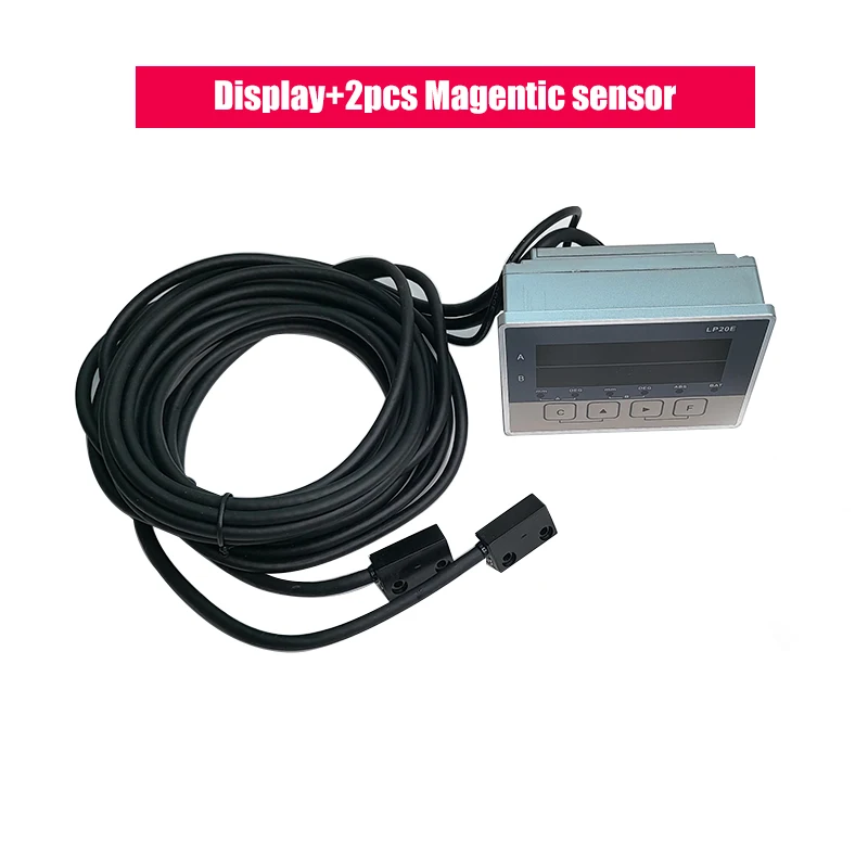 LCD DRO 자기 센서 테이프 변위 체중계 센서, CNC 인코더 목공 기계 선반, LP20E 2 축