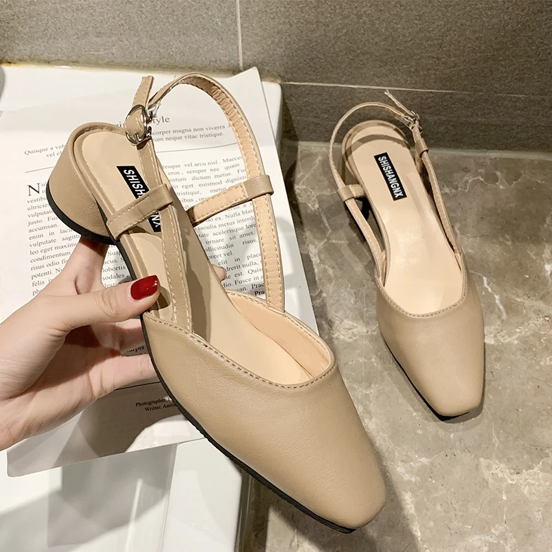 Sandals Women's Shoes Spring Summer 2023 Chunky Heels Luxury Party