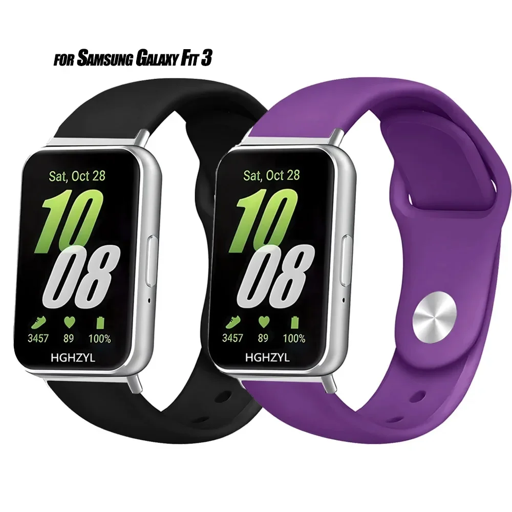 Silicone Sport Strap Bracelet for Galaxy Fit3 – Replacement Band Accessory