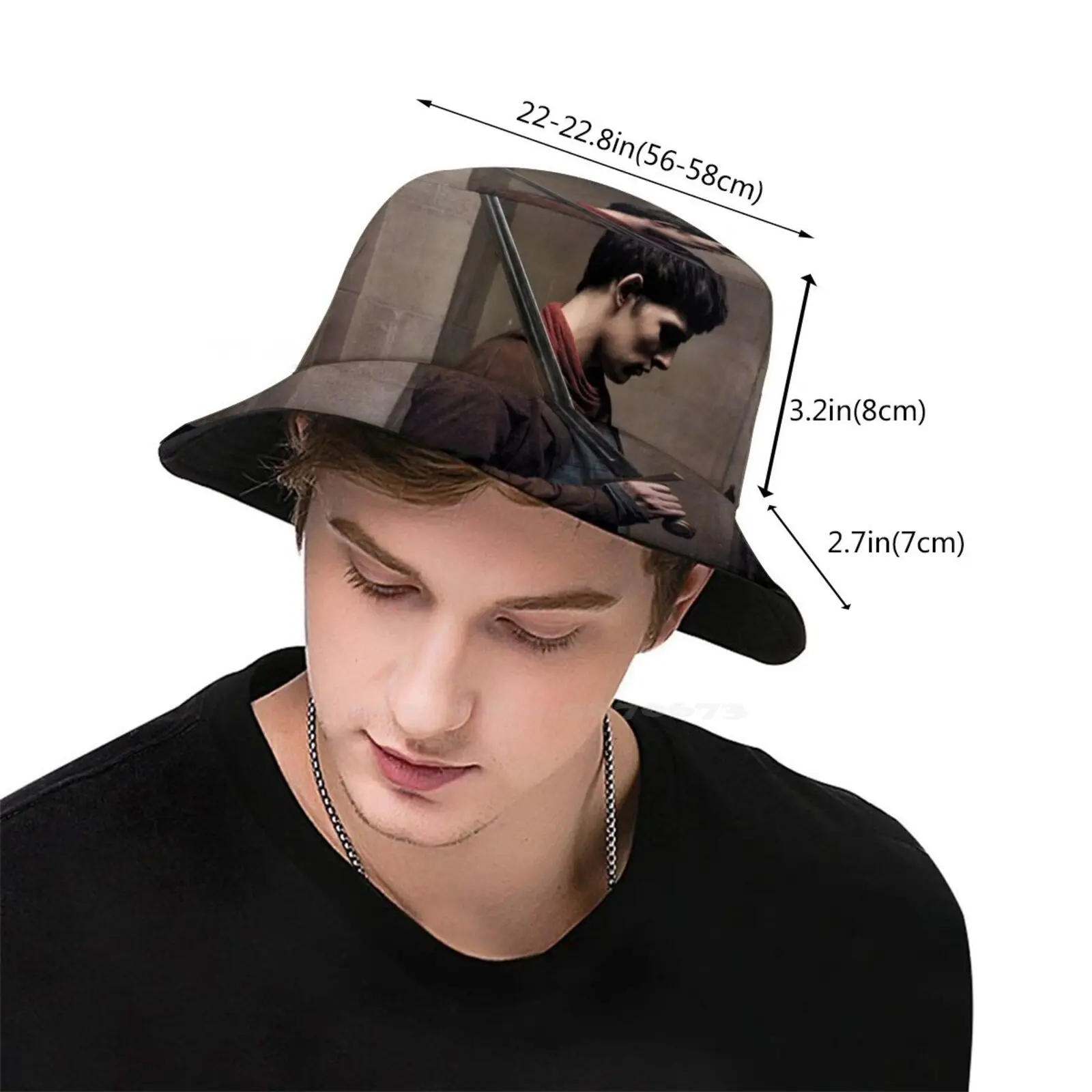 Merlin Fishing Hunting Climbing Cap Fisherman Hats Merlin Colin Morgan  Arthur Pendragon Magic Bradley James Emrys Case Phone