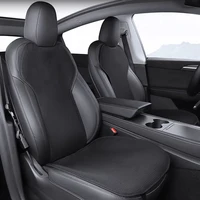 For Tesla Model Y/3 2018-2026 / Y juniper Ice silk seat cover cushion Ventilation Breathability Comfortable car seat accessories 3