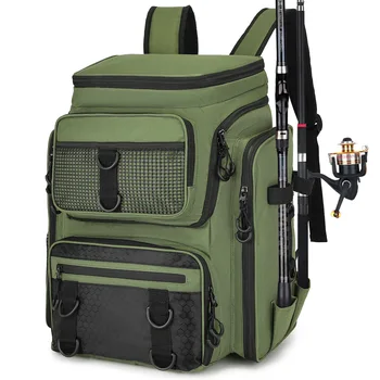 Fishing Backpack with Rod Holders 1